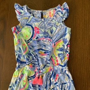 Lilly Pulitzer Girls XS ( 2-3X) Multi color Romper